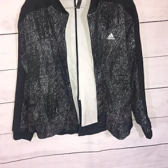 NEW! Adidas Womens Athletics Statement Jacket-L - Picture 10 of 14